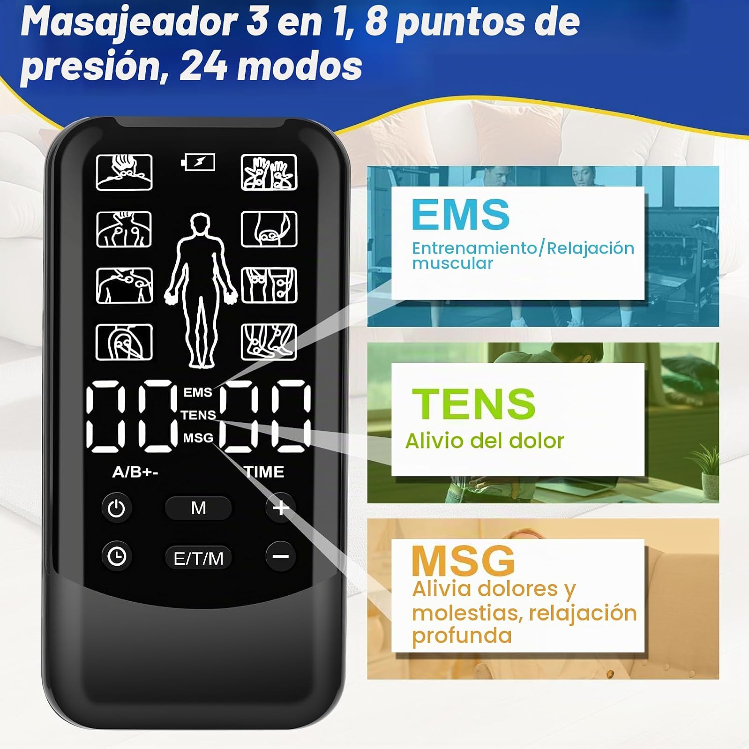 Electroestimulador Muscular EMS - additional image 5